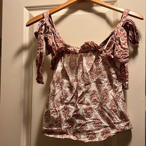 Marea by Liz Joy tie tank blouse size XS